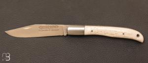 "Le Corentin de Quimper" knife with bone handle by Jean-Marie Rouillé