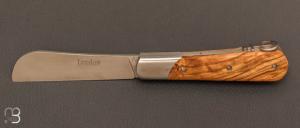 " London 11 cm Rear Palanquille " knife by Fontenille-Pataud - Olive wood