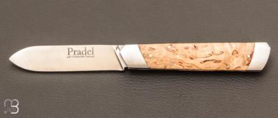 Le Pradel 14C28N and birch knife by Fontenille-Pataud