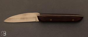 "Le Cap Horn" knife in macassar ebony by Eustache cutlery