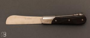 " London 11 cm Rear Palanquille " knife by Fontenille-Pataud - Ebony