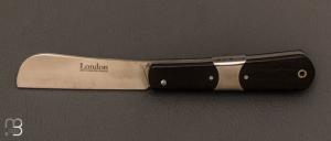 “London 9cm” 14C28N and ebony knife by Fontenille-Pataud
