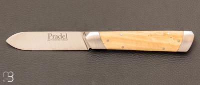 Le Pradel 14C28N and boxwood folding knife by Fontenille-Pataud