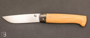  Couteau  "  Pice Unique " Buis et 14C28 de Laurent Gaillard