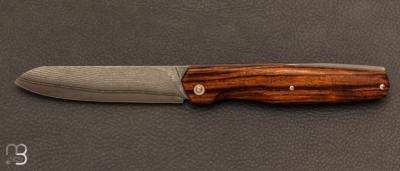 Custom "NGC6992" knife by Atelier Altaïr - Ironwood and VG10
