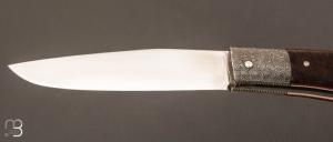 Couteau " Tony " custom de Anthony Brochier - Gidgee et lame en RWL34