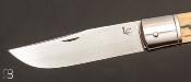 Couteau pliant de poche Pilgrim Croûte Mammouth par Laurent Gaillard