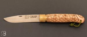   Couteau de poche José Da Cruz " Décalé collection " en bois de hêtre - Modèle "NECTAR"