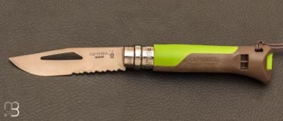 Couteau Opinel N°08 Outdoor Terre/Vert