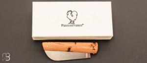    Couteau régional " Seurre " en Loupe de genévrier par Passion France