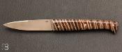 Couteau de poche Lombard Molaire de Mammouth par Adrien Giovaninetti
