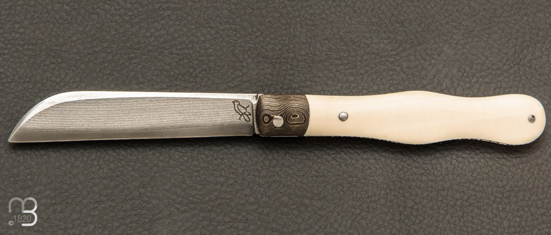 Couteau de collection modèle Violon par Maxime Rossignol - La Forge de Max