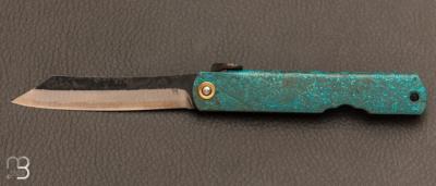 Bronze Hyourin Higonokami knife HRN03