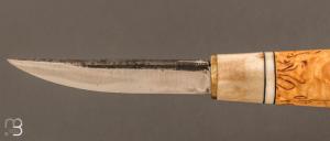 Couteau Nordique Custom Paja Nikkari lame forgée main 70 mm
