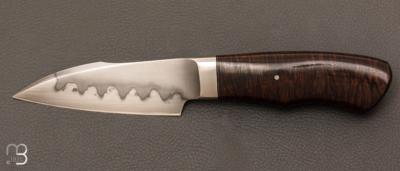 Couteau "  Semi intgral  " fixe par David Lespect - Gidgee et lame en C105
