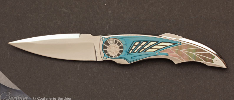 Titanium Tourbillon pocket knife