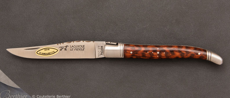 Couteau de poche Laguiole 12cm Amourette par Le Fidèle