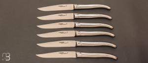Coffret de 6 couteaux de table LAGUIOLE acier inoxydable par Goyon Chazeau