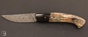 Couteau " 1515 " collection " Masa " par Manu Laplace - Ivoire de mammouth 