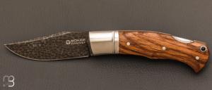 Couteau  "  Boxer Oak Damast " by Bker design Raphal Durand - 111026DAM