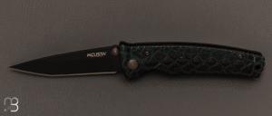  Couteau pliant MC-004-013 Fusion VG-10 San-Ma noir par MCUSTA - Limited Edition 2023