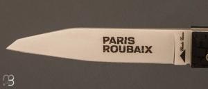  Couteau "  Paris Roubaix " de poche par Charles Canon - Manche en paperstone