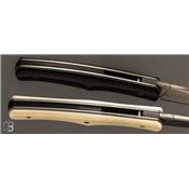 Couteau Pliant par David Lespect - Phacochère et C105 avec ligne de trempe sélective