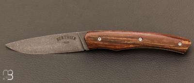 Couteau 1820 - 200 ans Maison Berthier - manche en htre chauff