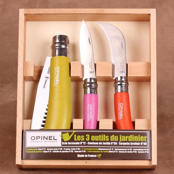 3 gardener's tools set by Opinel