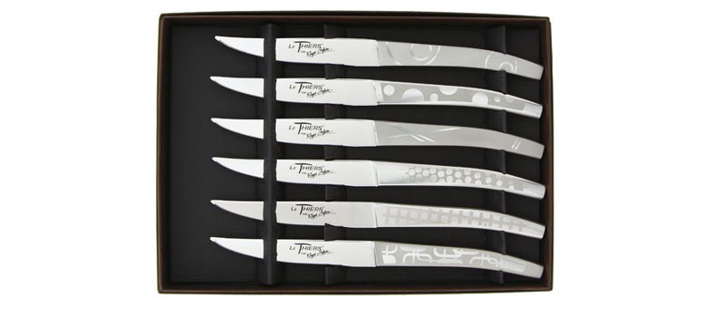 Coffret de 6 couteaux de table LE THIERS Maison par Roger Orfvre