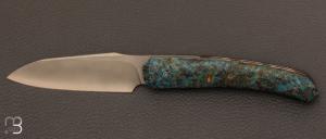 Couteau " Ardea " manguier stabilis et RWL-34 par Olivier Lamy