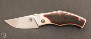 Couteau  "  DAV Drop" custom par Torpen Knives - Jrme Hovaere - elforyn et CPM S45VN