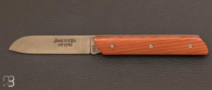 Couteau " L'me d'Emma N3 " par Le Fidle - Cdre de Virginie et lame 12C27