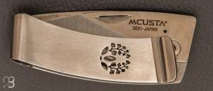 Couteau pliant MC-84 Fuji Crest Money clip par MCUSTA