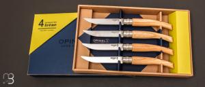 Coffret 4 Couteaux table Opinel Frne