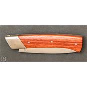 Rhôdanien knife rosewood handle with bolster