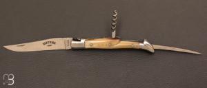Couteau " Laguiole Berthier " 12cm 3 pices pointe de corne 