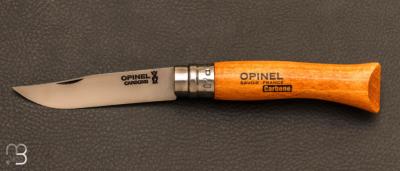 Couteau Opinel N°07 carbone hêtre