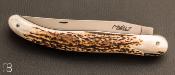 Couteau de collection Laguiole 18 cm Bois de cerf par Virgilio Munoz