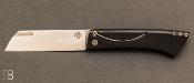 Couteau de poche custom " Spia Classique" en micarta par Torpen Knives - Jrme Hovaere