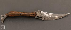    Couteau  "  Hades " par Opus Knives - N690 splashing et bocotte