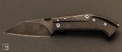 Couteau "Warthog " 1/4 custom srie limite par Torpen Knives - Jrme Hovaere - Fibre de carbone et CPM CRU-WEAR