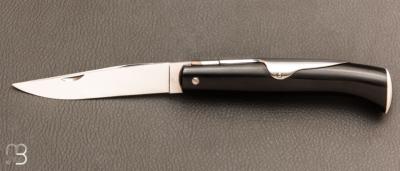 Couteau  " Chasseur " 12 cm Buffle & Phacochre par J. Mongin