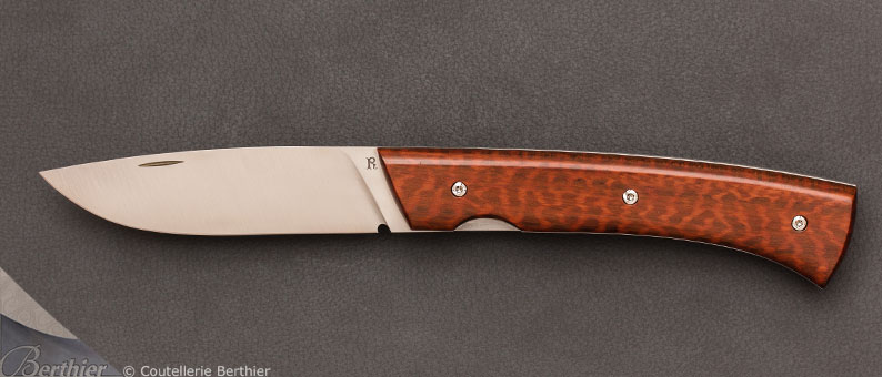 Snakewood Rhodanien knife by Pascal Renoux