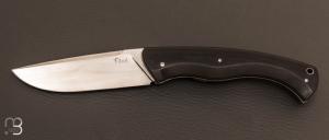Couteau " custom " bne du Gabon et 90mcv8 par Frdric Aug