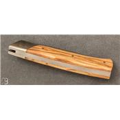 Rhôdanien knife olive wood handle with bolster