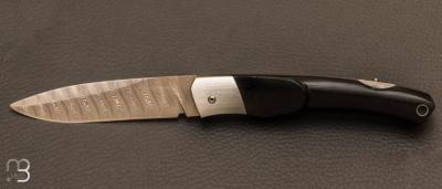 Couteau 1820 Berthier par Charles Bennica - G10 et Damasteel