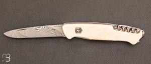   Couteau  "  Ranger 55 Damas Edition limite 2023 "  Victorinox - 0.9561.J23