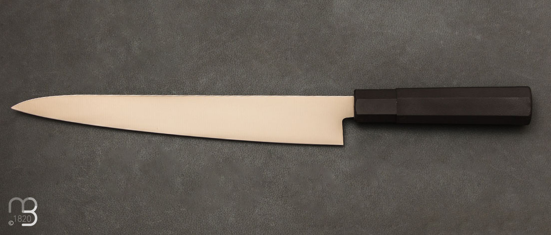 Couteau Japonais série Kataoka de Tamahagane - Trancheur / Sujihiki 27CM