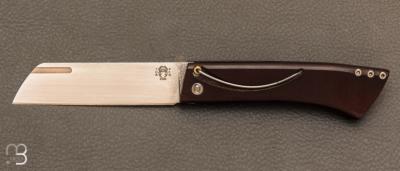 Couteau de poche custom " Spia Classique" en micarta par Torpen Knives - Jrme Hovaere